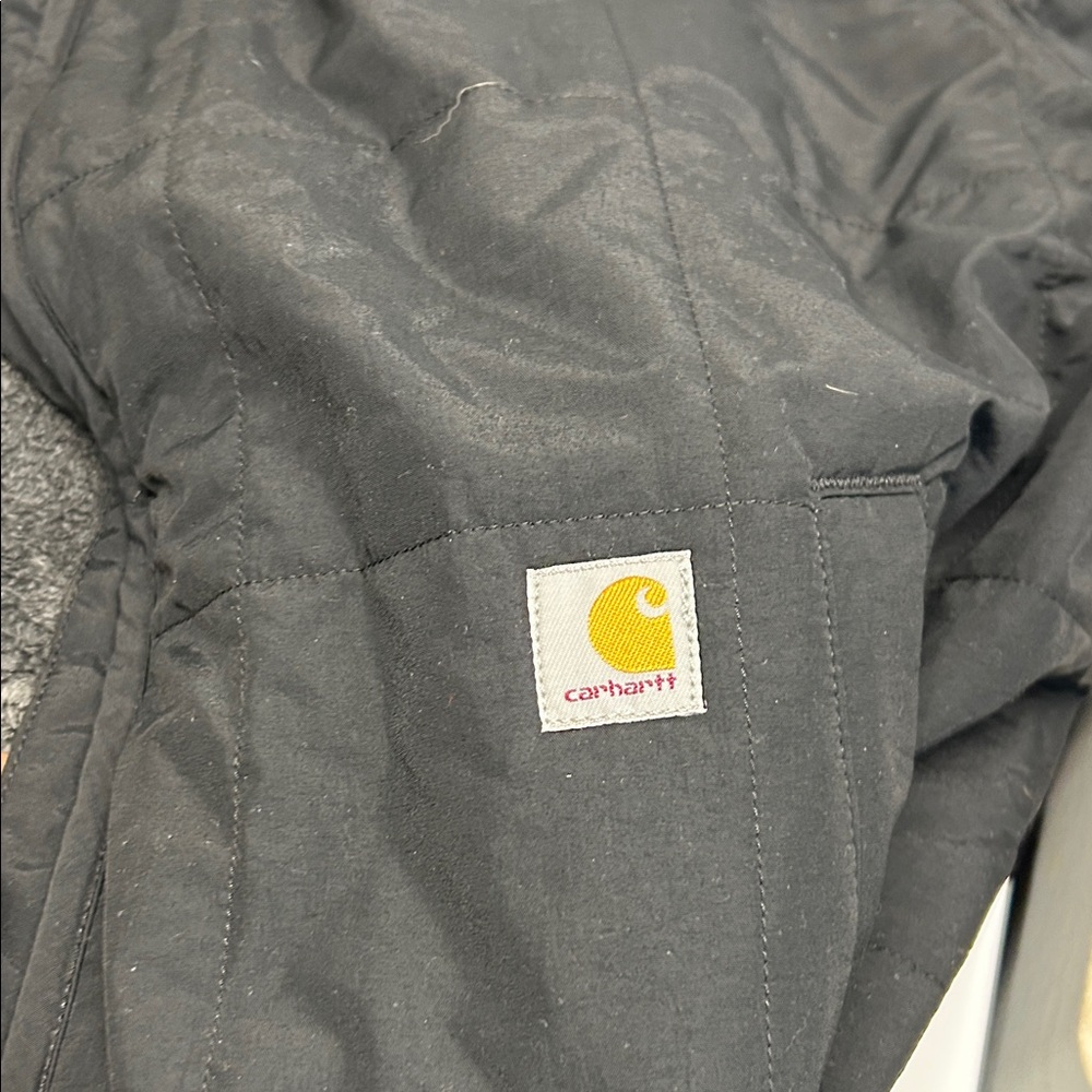Carhartt Women's Black Bomber Jacket with Fleece Lining - Picture 5 of 7